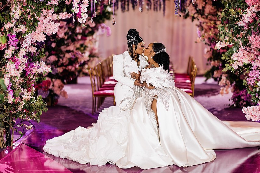 American rapper Da Brat weds partner Judy Dupart [Instagram/DaBrat]