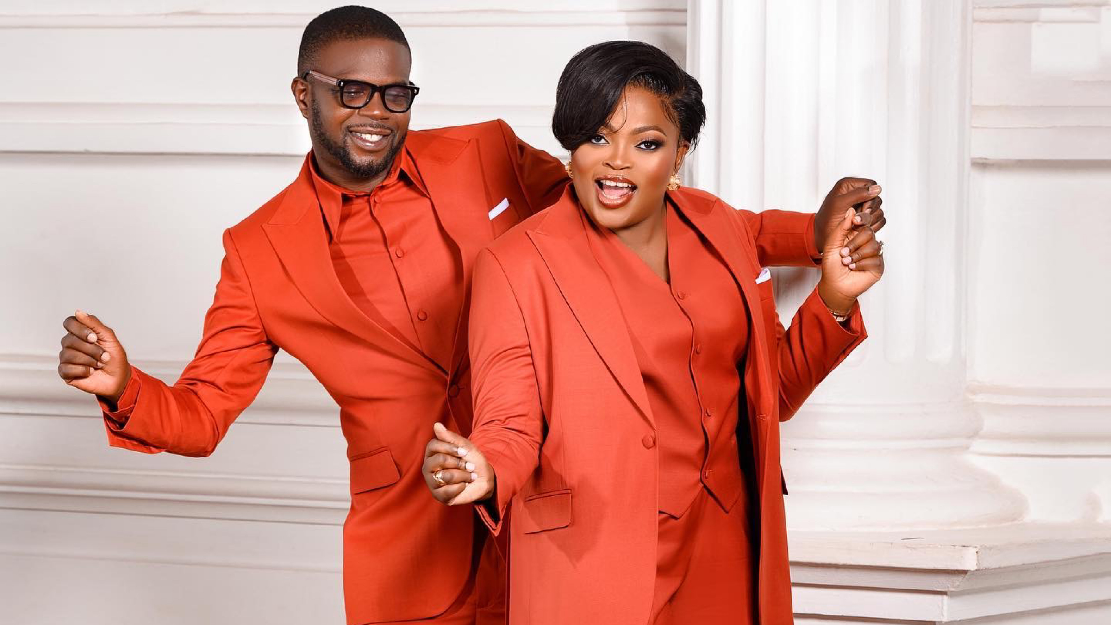 Funke Akindele and husband