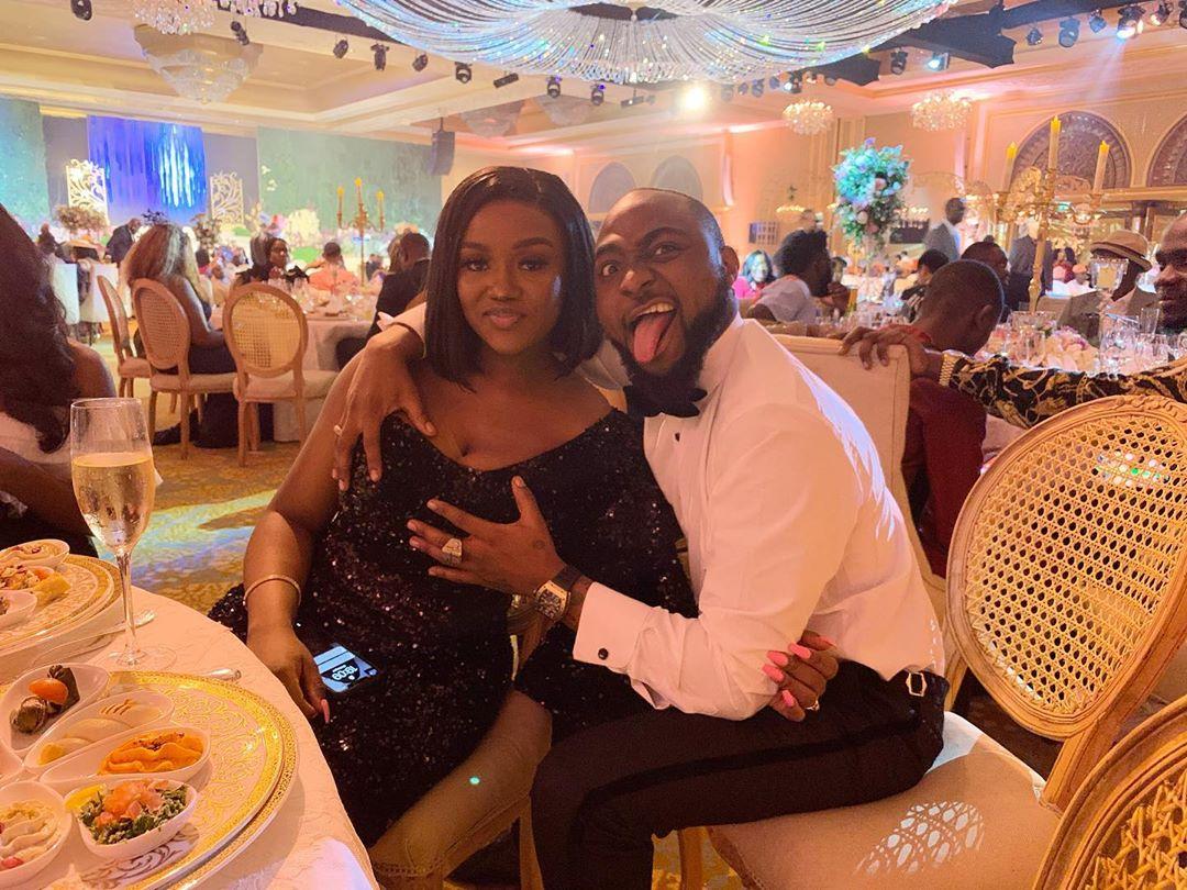 Davido and his fiancee, Chioma Avril Rowland [Instagram/TheChefChi]