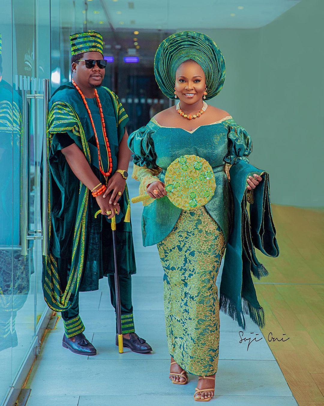 Popular Nigerian skit makers Mr Macaroni and Mummy Wa [Instagram/MrMacaroni]