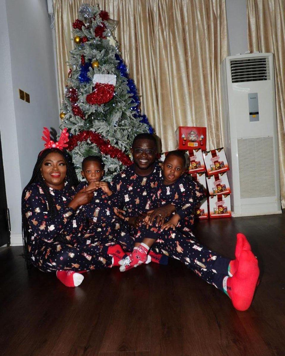 Funke Akindele's kids photos exposed by husband's ex-wife 