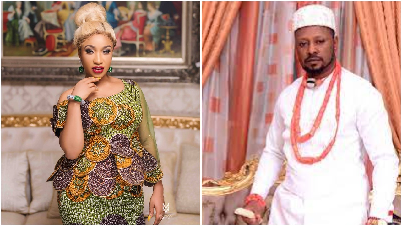 Tonto Dikeh and Comrade Prince Kpokpogri [Instagram/TontoDikeh] [DailyTimes]