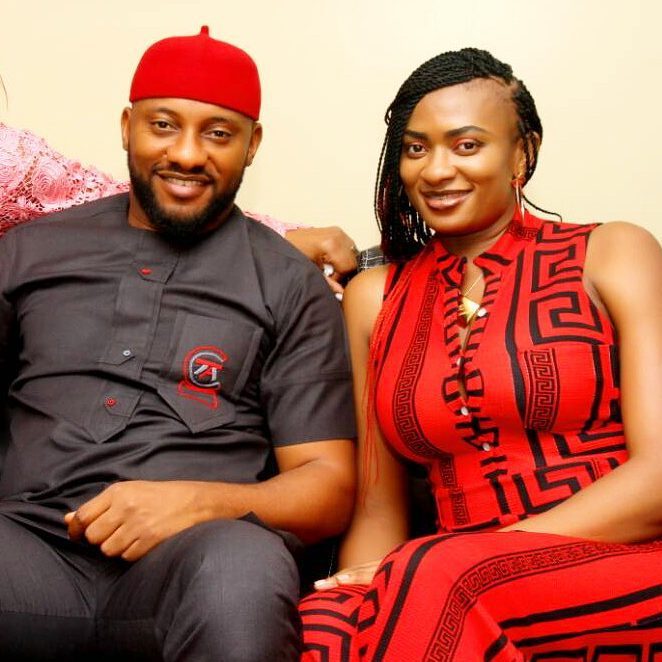 Yul Edochie and his wife May [AKPraise] 